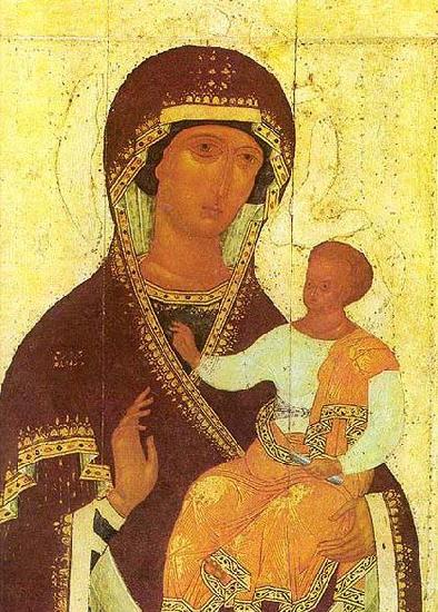 unknow artist The Mother of God Hodigitria oil painting image